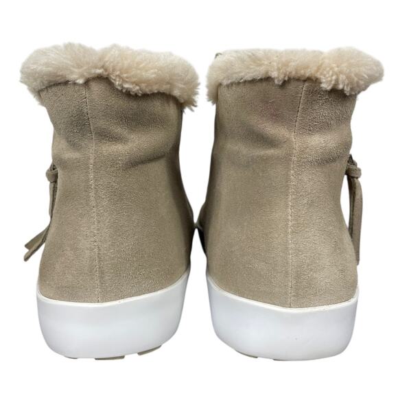 Rebecca Minkoff Shelly Sherpa Booties Women’s 6.5 Casual Fall Winter Cozy - Picture 6 of 11